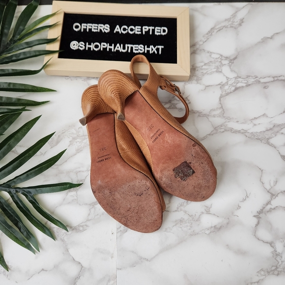 Lanvin 2012 Ete Ankle Strap Open Toe Heel Sandals - Picture 9 of 9